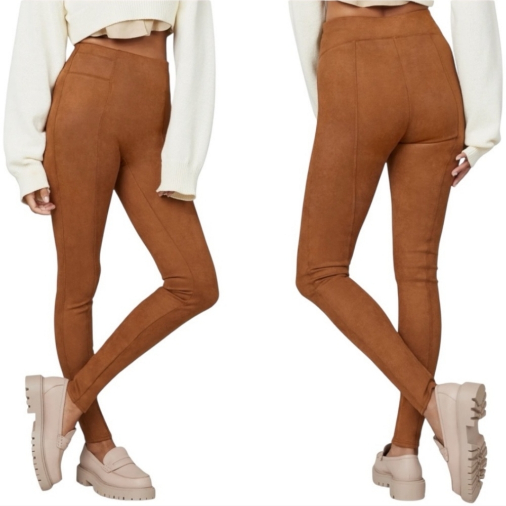 Spanx High-Waisted Camel Tan Pants Size Medium New